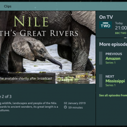 The River Nile on BBC2.